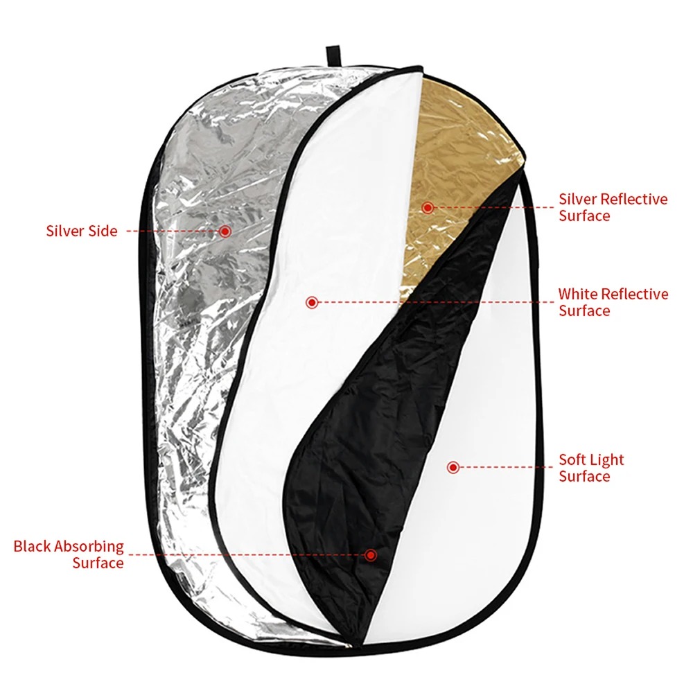 60/80/110CM 5-in-1 Collapsible - Outdoor Lighting In Photography avis et prix