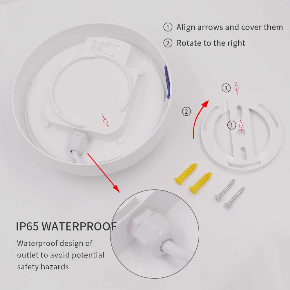 LED Moistureproof Wall Lamp 16 - Outdoor Yard Lighting Fixtures avis et prix