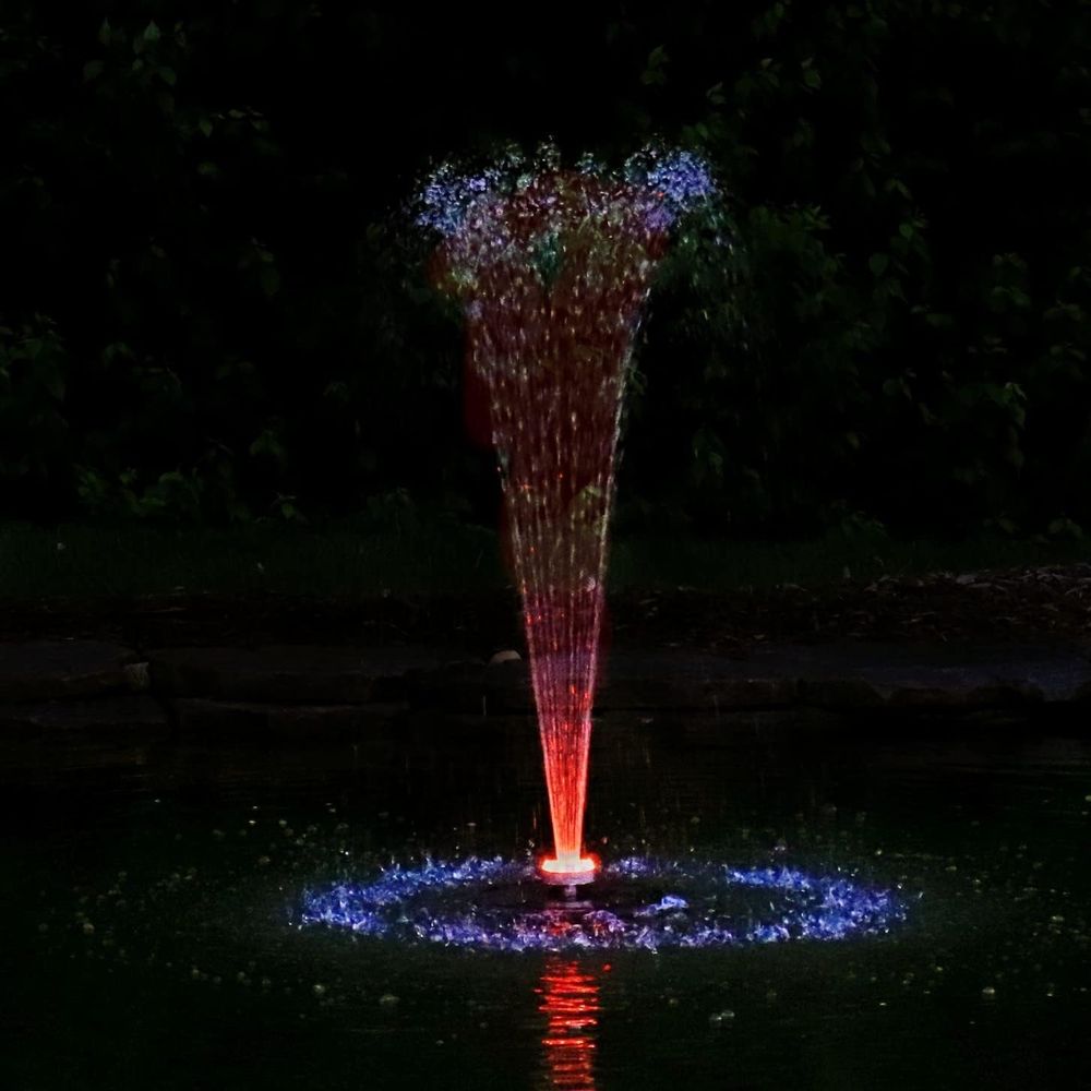 Small loating ountain with 48  - Pond Light Submersible avis et prix