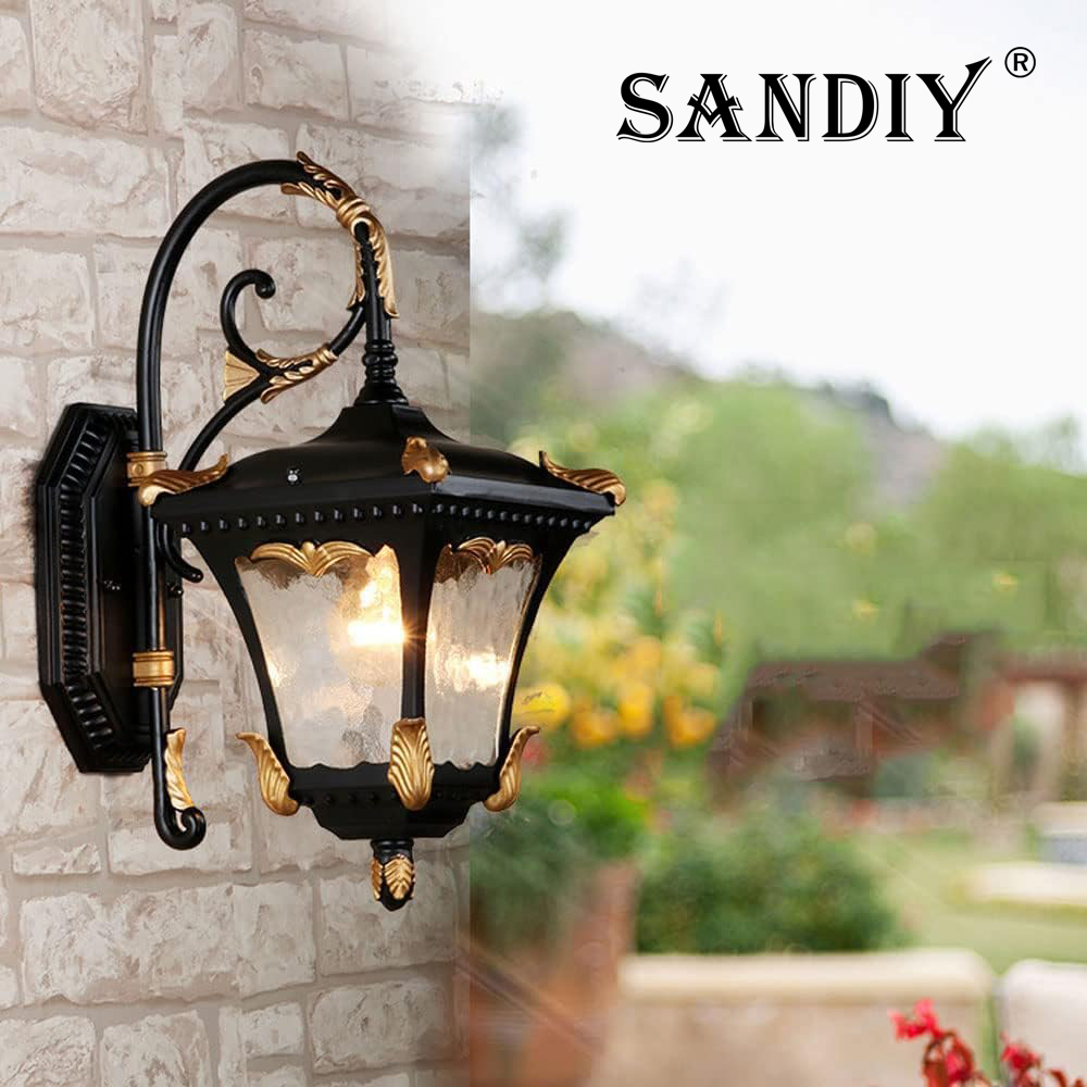 SANDIY Outdoor Wall Lamp Retro - Outdoor Yard Lighting Fixtures avis et prix