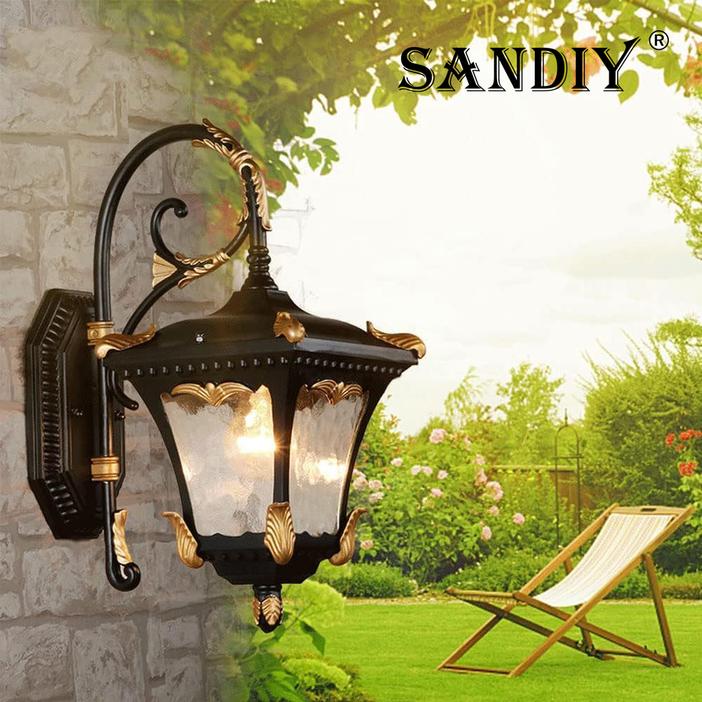 SANDIY Outdoor Wall Lamp Retro - Outdoor Yard Lighting Fixtures avis et prix