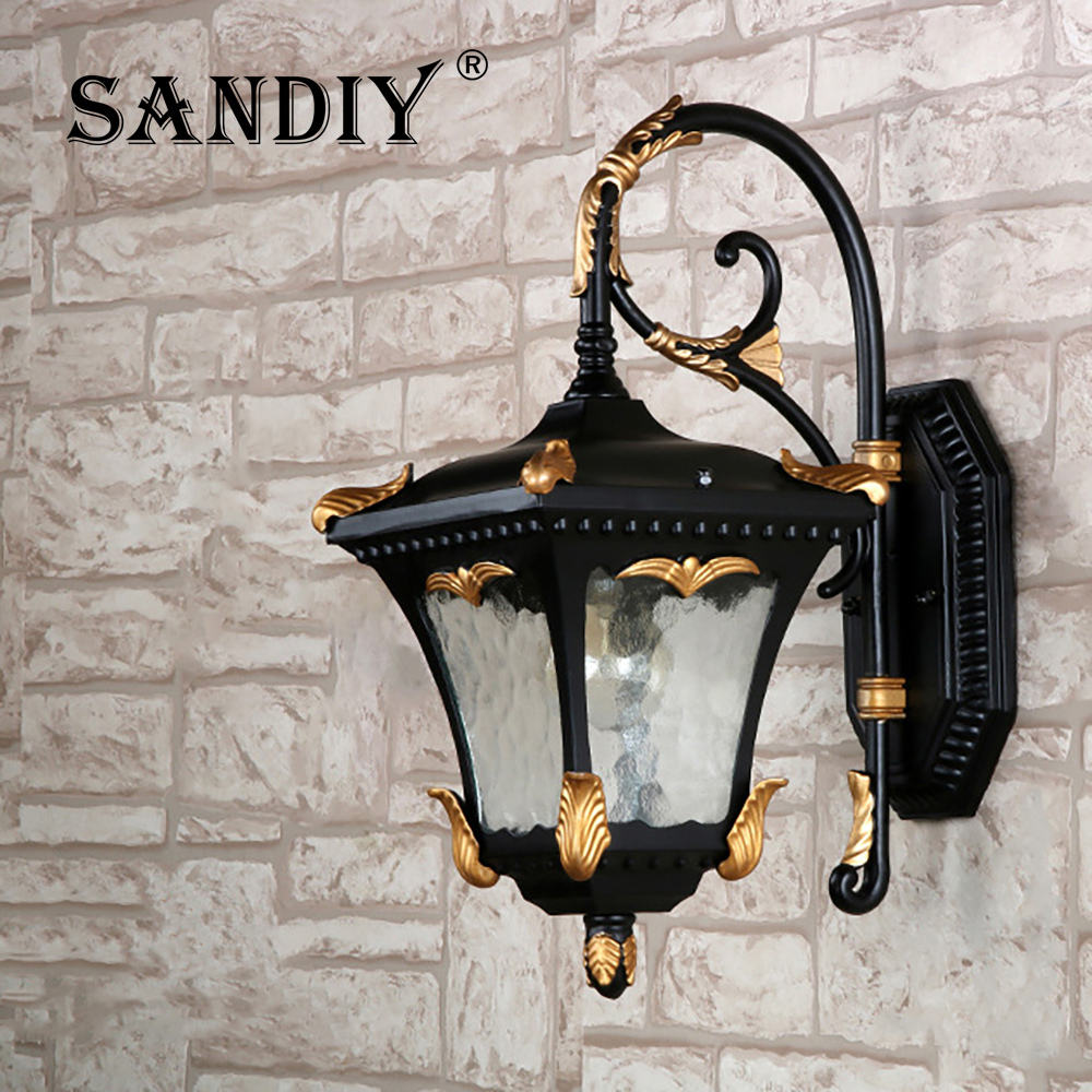 SANDIY Outdoor Wall Lamp Retro - Outdoor Yard Lighting Fixtures avis et prix