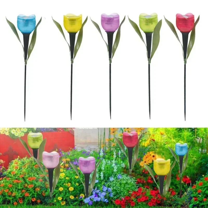 1Pcs Garden Tulip Flower Shape - Outdoor Lighting Effects avis et prix