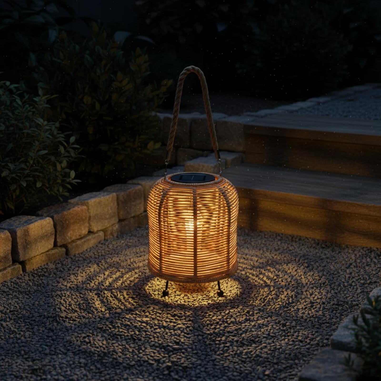 Handwoven Solar Lantern Warm L - Outdoor Lighting For Home avis et prix