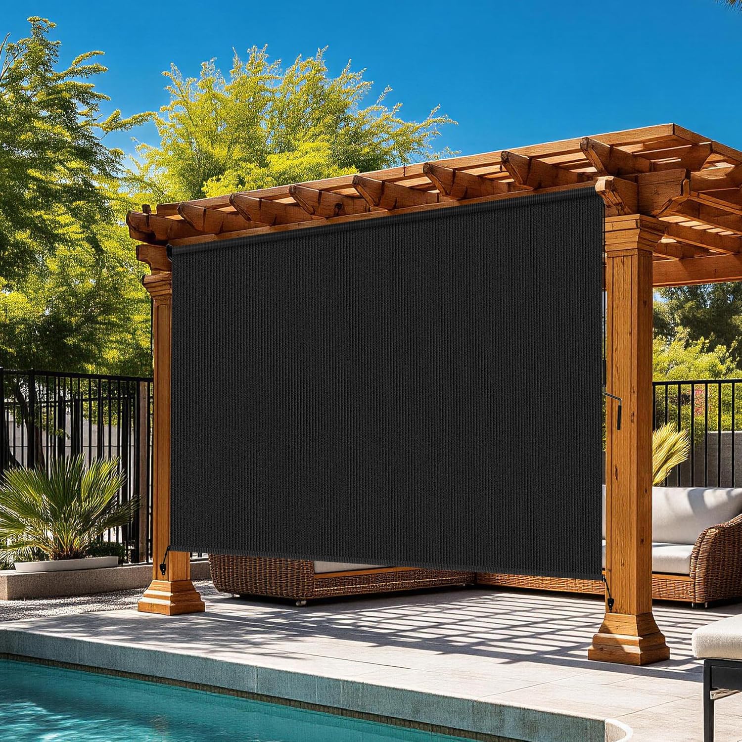 Outdoor Roller Shades for Pati - Outdoor Lighting Install avis et prix