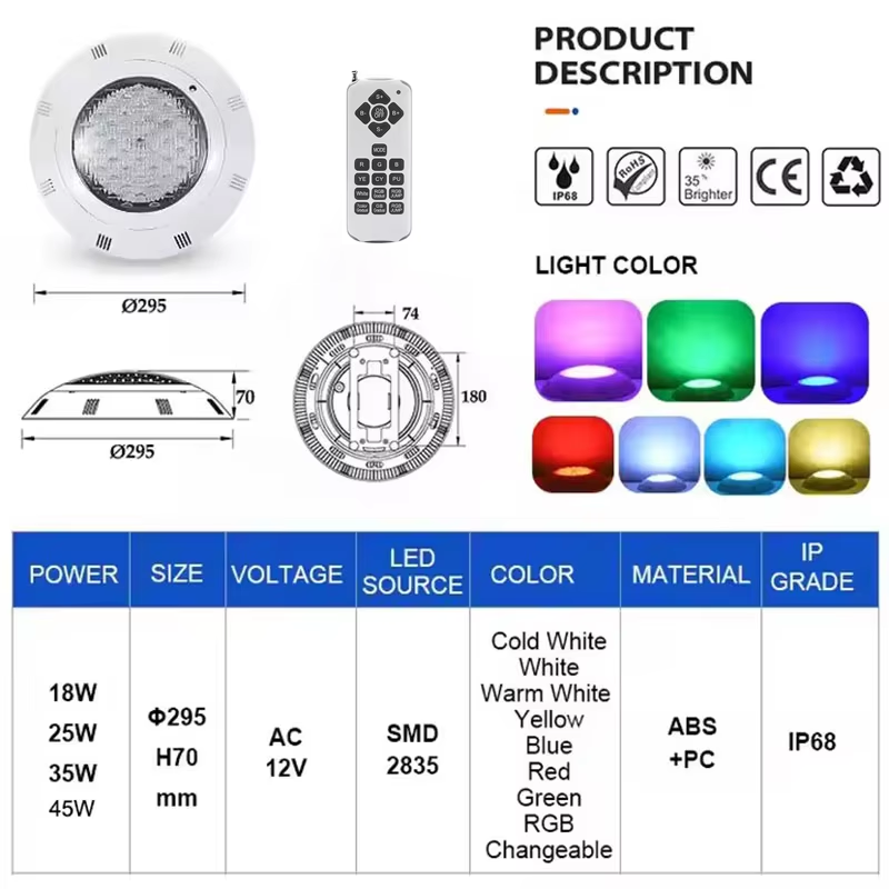 LED Underwater Swimming Pool L - Pond Light Submersible avis et prix