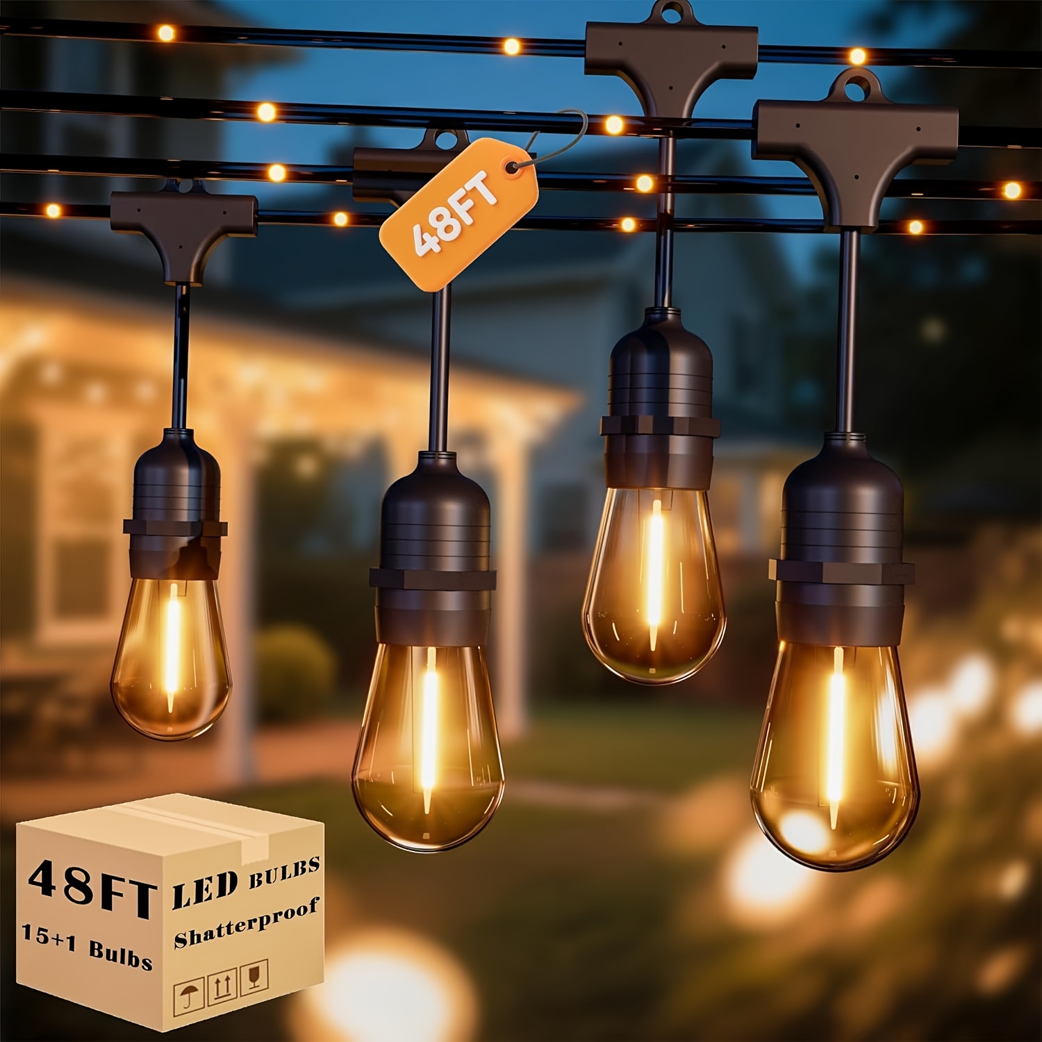 BEATINEON Outdoor String Light - Outdoor Lighting Led Strip avis et prix