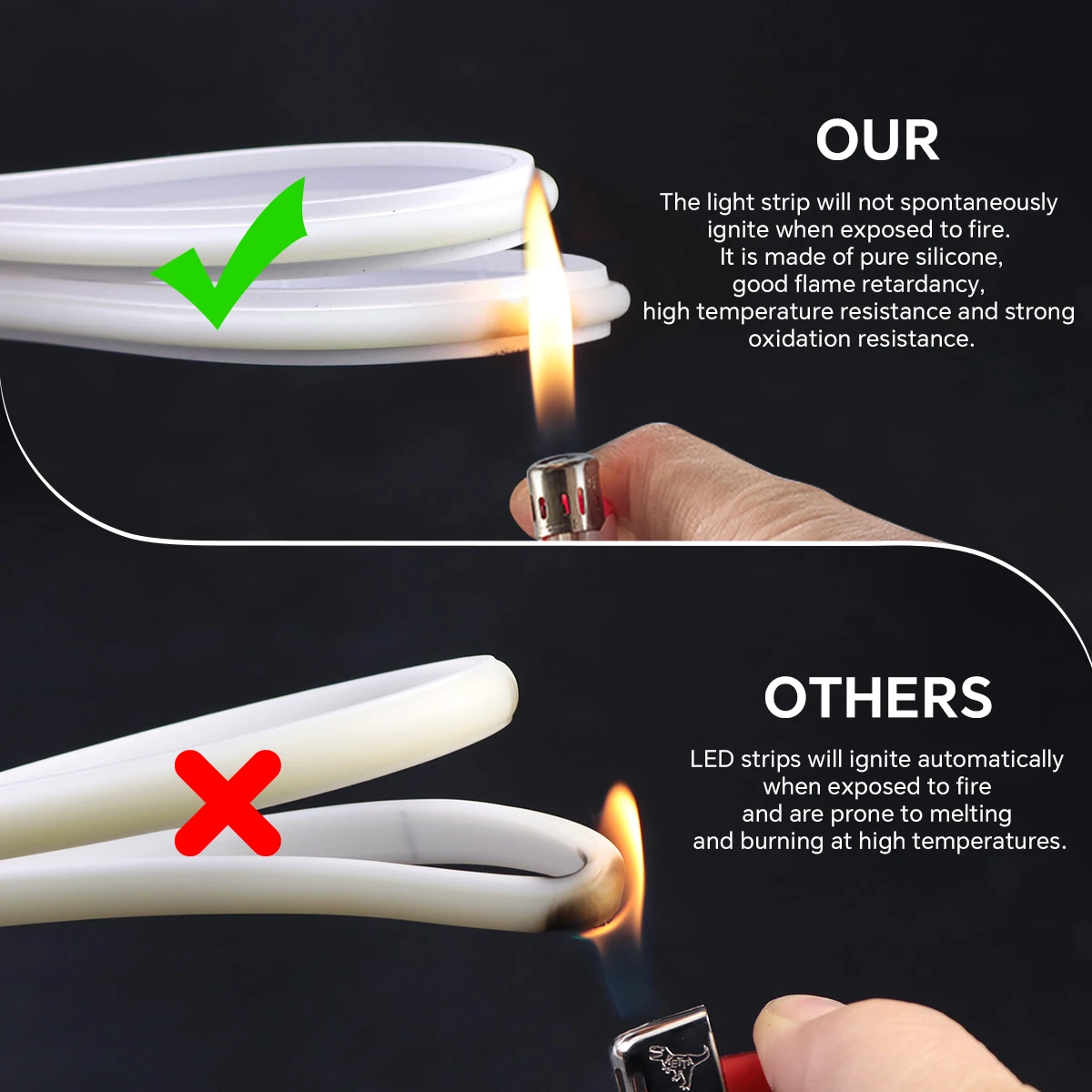 220V Real Silicone Tube Light  - Outdoor Lighting Led Strip avis et prix