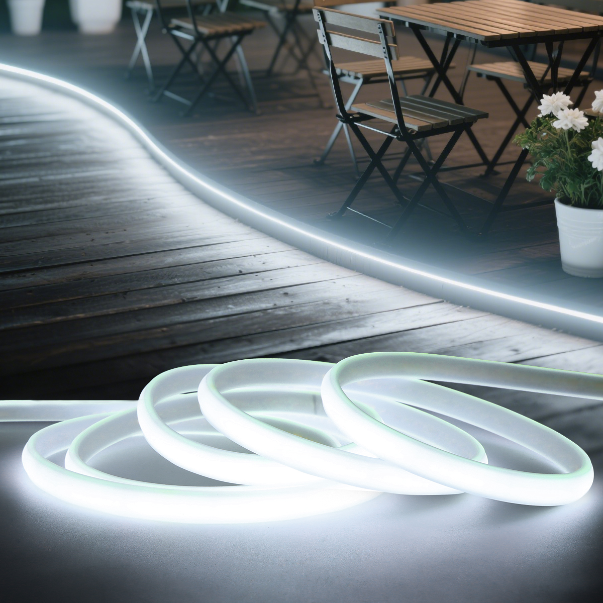110V 220V COB LED Strip Outdoo - Outdoor Lighting Led Strip avis et prix