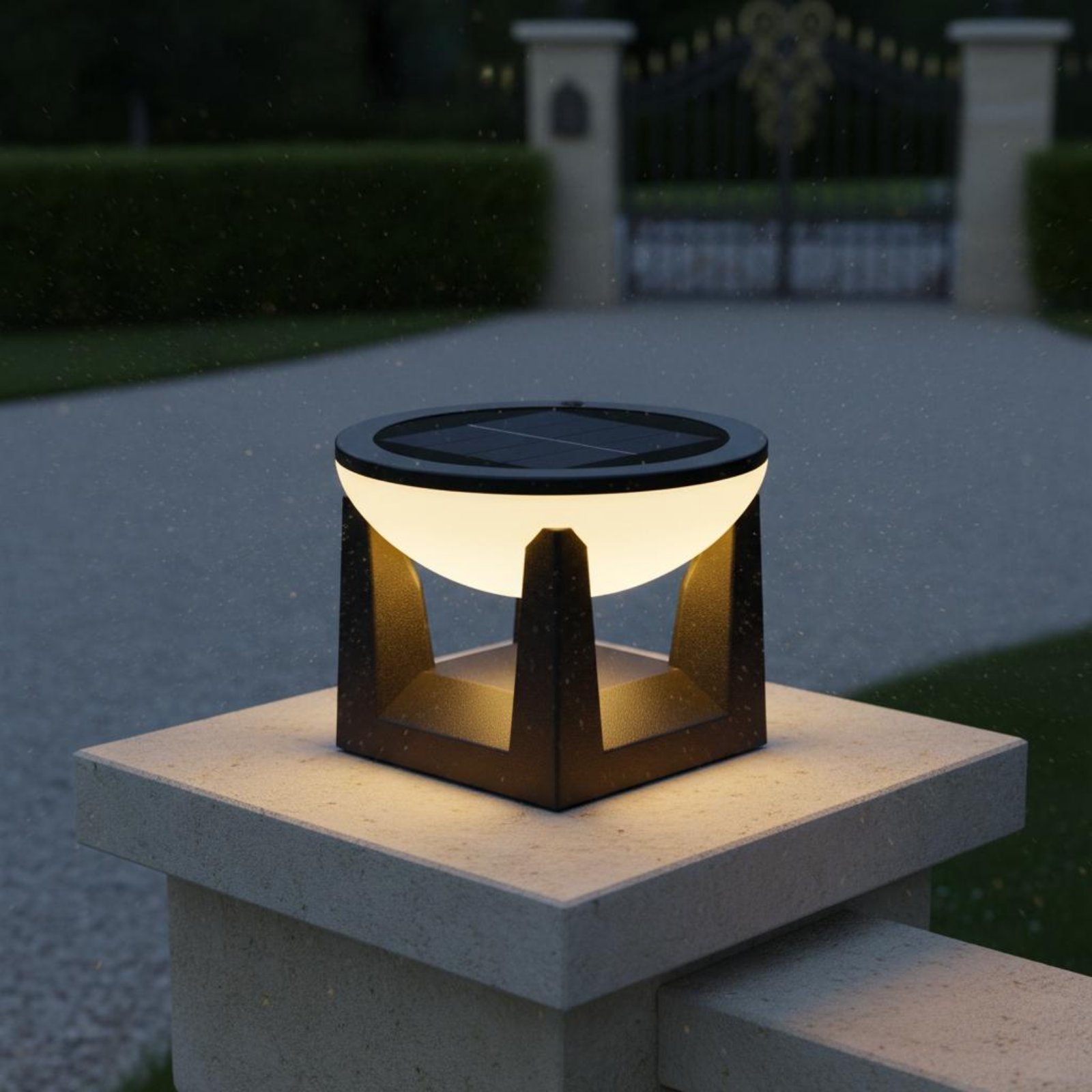 Solar Post Light Easy to Insta - Outdoor Lighting Install avis et prix