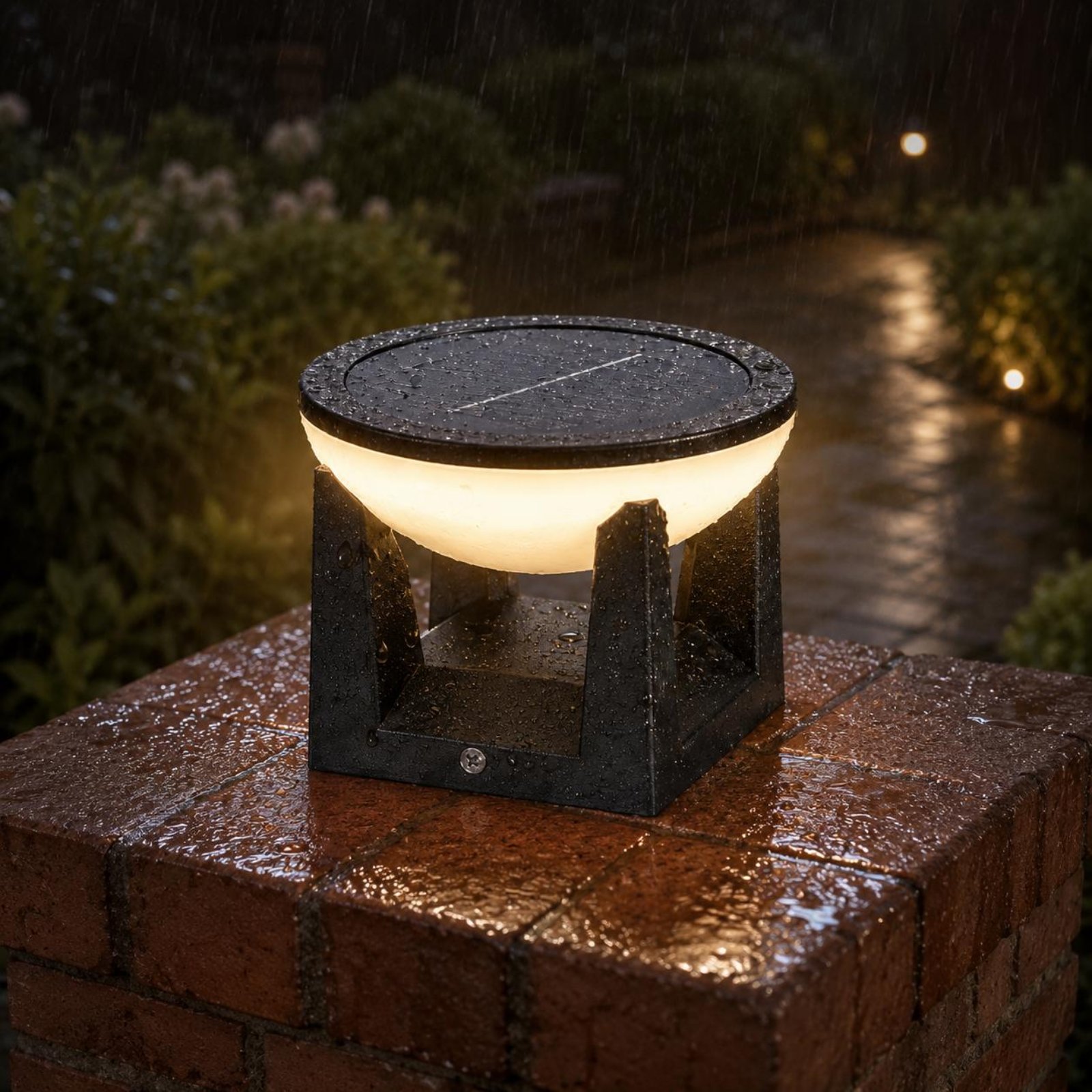 Solar Post Light Easy to Insta - Outdoor Lighting Install avis et prix