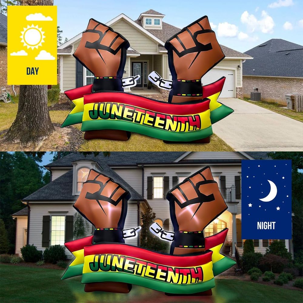 6.5FT Long Juneteenth Iatables - Outdoor Lighting Effects avis et prix