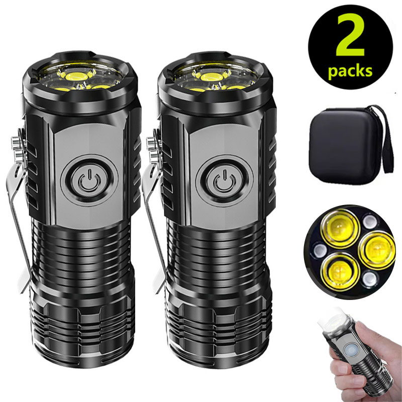 Mini 3LED Flashlight With Pen  - Outdoor Lighting Quality avis et prix