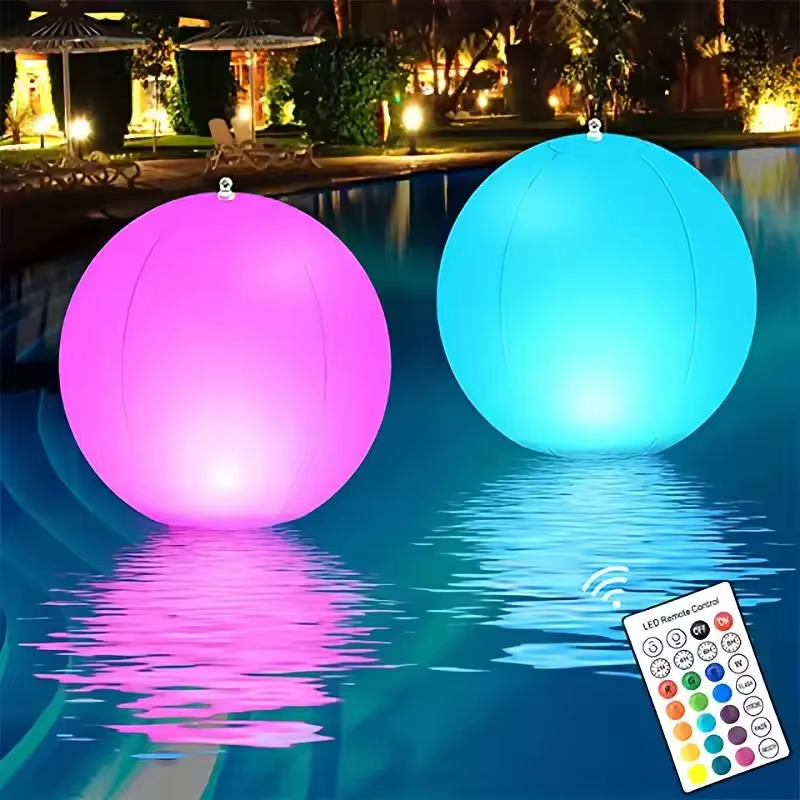 1-5PCS Floating Pool Lights wi - Pond Light Submersible avis et prix