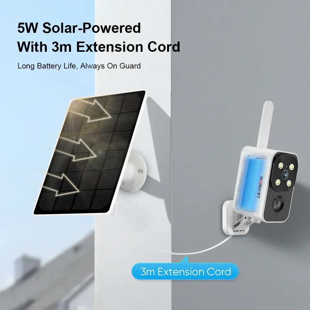 LS VISION Outdoor Solar Camera - Outdoor Lighting Video avis et prix