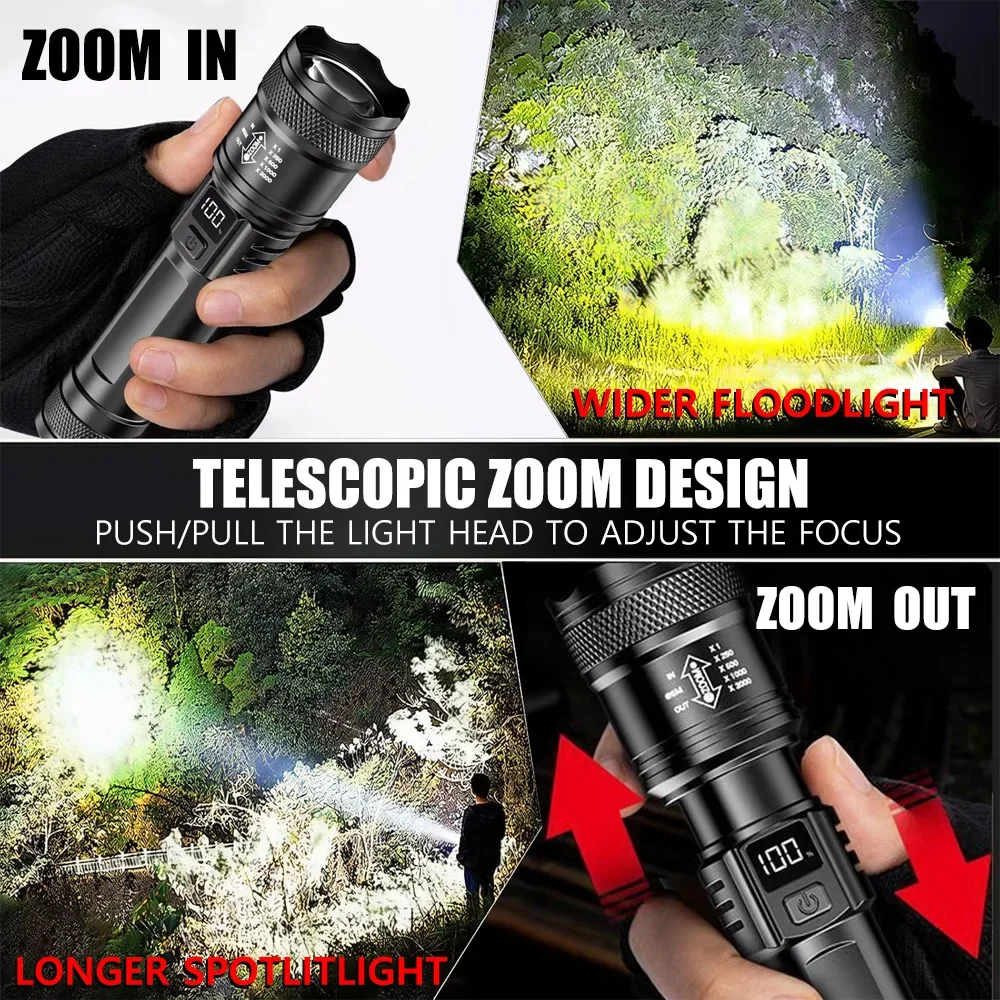 Rechargeable LED Flashlight Zo - Outdoor Lighting Quality avis et prix
