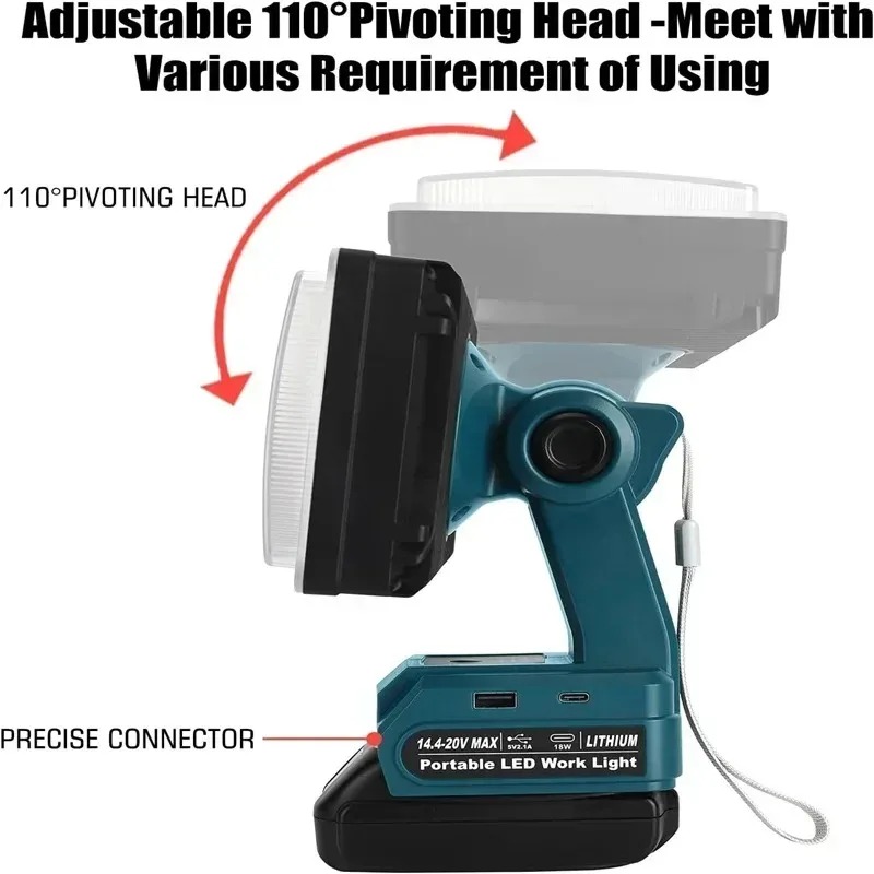 50W Outdoor Portable Work Ligh - Outdoor Lighting Milwaukee avis et prix