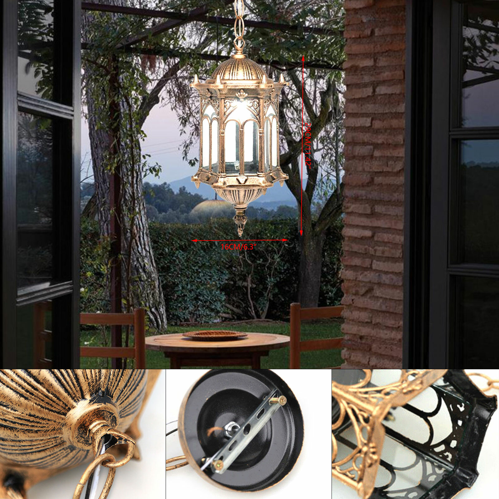 Retro Outdoor Pendant Light Vi - Outdoor Yard Lighting Fixtures avis et prix