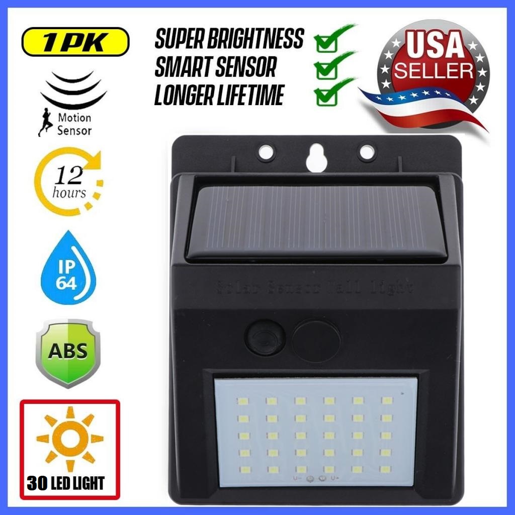 Outdoor Solar Powered LED Wall - Outdoor Yard Lighting Fixtures avis et prix