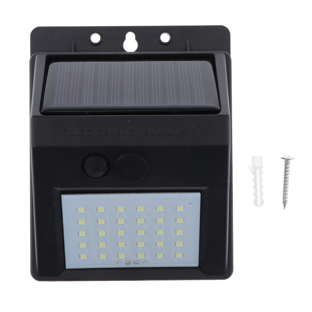 Outdoor Solar Powered LED Wall - Outdoor Yard Lighting Fixtures avis et prix