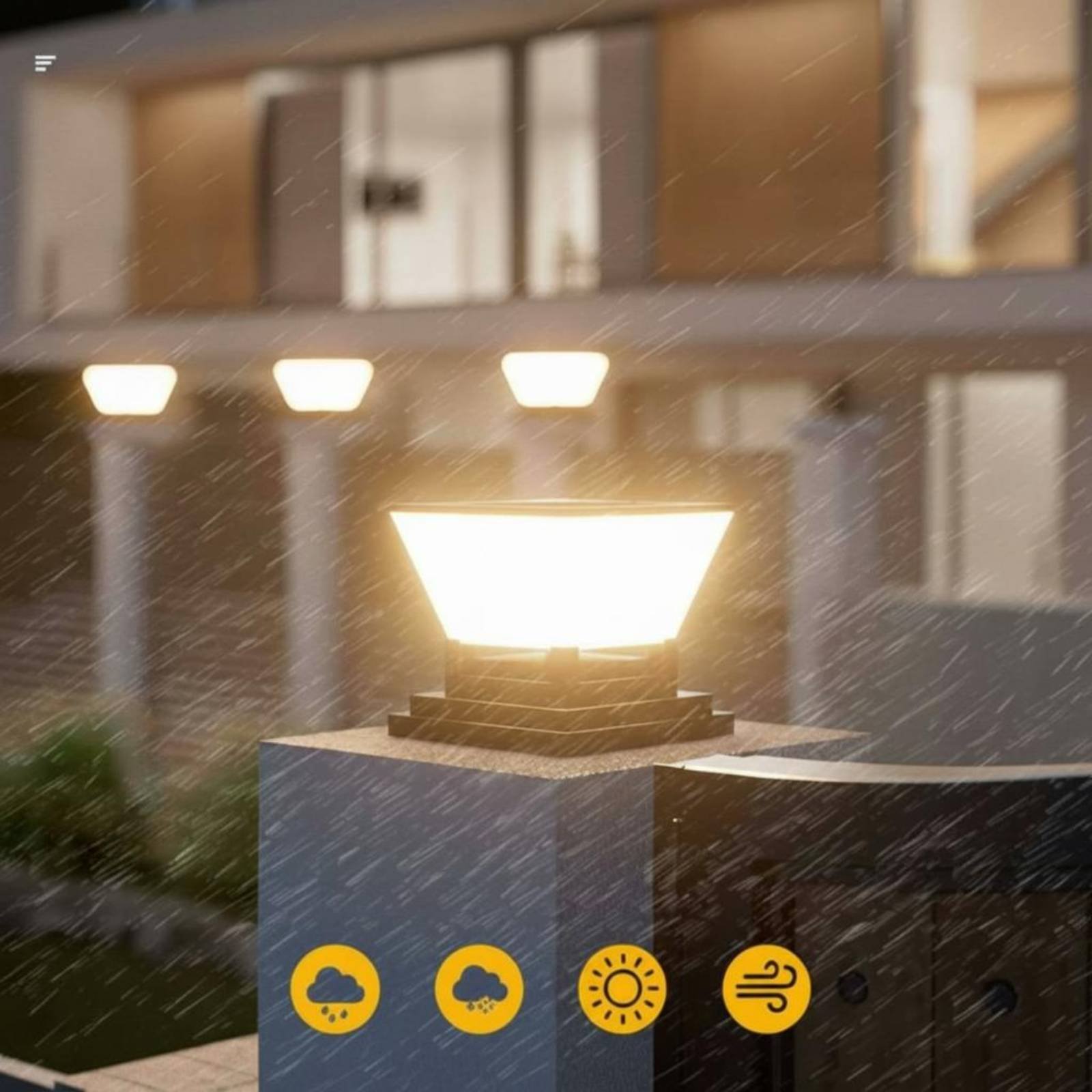 Solar Post Light Water Resista - Outdoor Lighting Install avis et prix