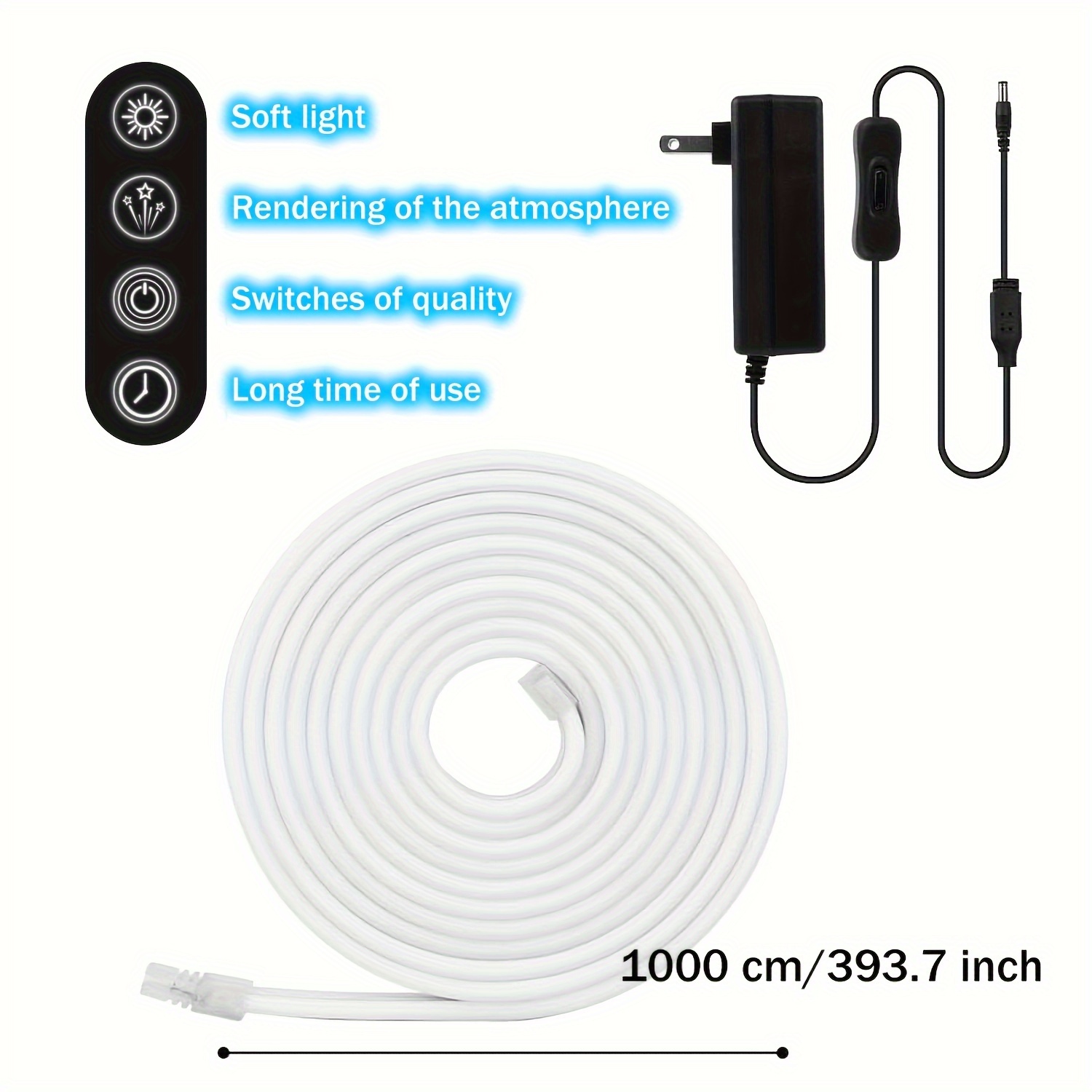 Neon LED Strip Lights 32.8ft/1 - Outdoor Lighting Led Strip avis et prix