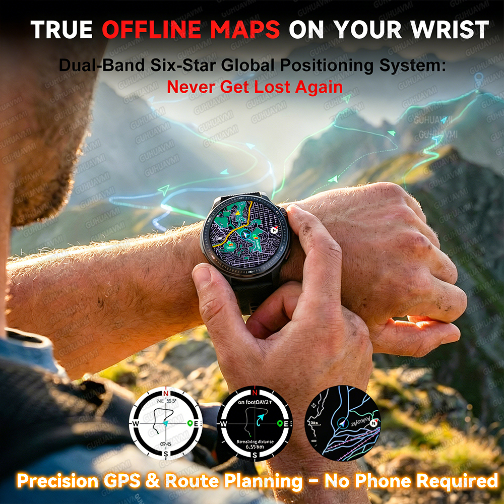 New 4GB Storage Smart Watch GP - Outdoor Lighting Video avis et prix